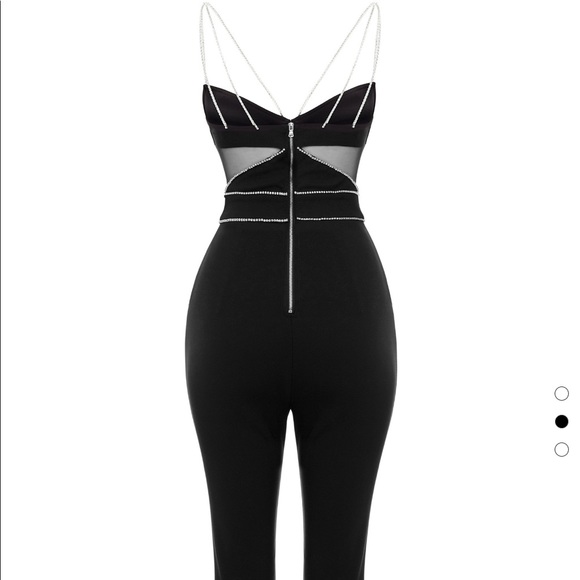 Jumpsuit with diamonds - Picture 3 of 4